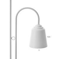 Торшер BayerLux Нут 10219561 (белый)