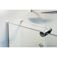 Стеклянная шторка для ванны Omnires QP95B-P TR