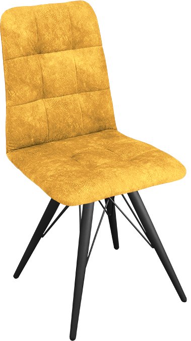

Стул Трия Аспен К3 (черный муар/микровелюр Wellmart Yellow)