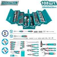 Универсальный набор инструментов Total THTCS121081 (108 предметов) в Гродно