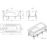 Ванна Roca Line 160x70 ZRU9302985