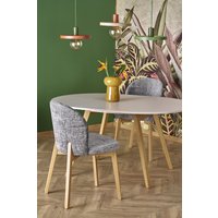 Кухонный стол Halmar Ruben 102-142/102/73 (кашемир/натуральный)