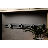 Трековая розетка AVEL шинопровод 60 см + 2 ЕВРО розетки +1 USB (серый)