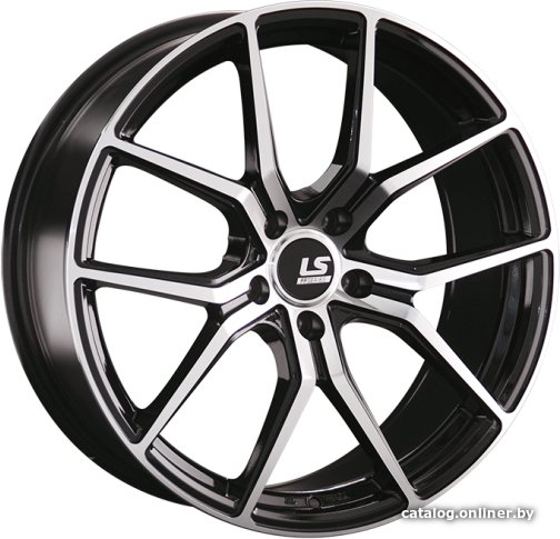 Литые диски LS RC47 19x8.5 5x112мм DIA 66.6мм ET 25мм BKF