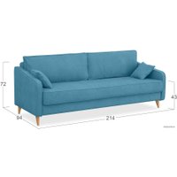 Диван Moon Family Стокгольм 550 Д001671 (синий)