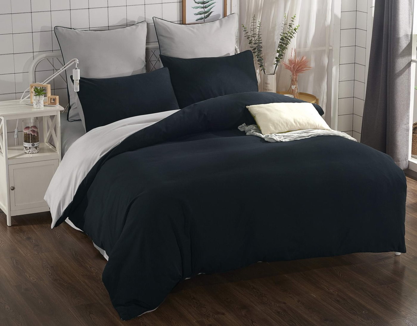 

Постельное белье Sofi De MarkO Элегант Евро 4н Евро-507Э (черный)