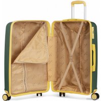 Чемодан-спиннер L'Case Lyon 76 см (сочная зелень/жёлтый)