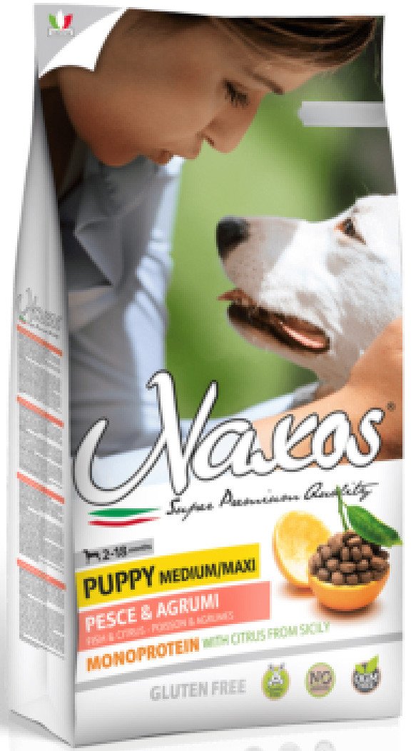 

Сухой корм для собак Naxos Puppy Medium/Maxi Fish&Citrus 3 кг