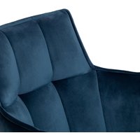 Стул с подлокотниками TetChair Saskia mod.8283 (синий)