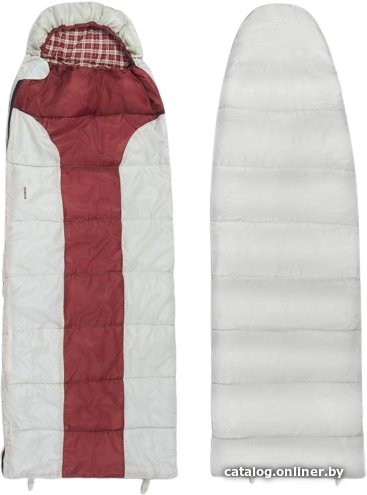 Спальный мешок Atemi Quilt 250LN (левая молния, серый/красный)