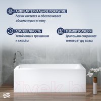 Ванна Lauter Versailles 150x75 21070050 (с ножками, лицевым и торцевым экранами)