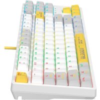 Клавиатура A4Tech Bloody S87 Energy White (Bloody BLMS Red Plus)