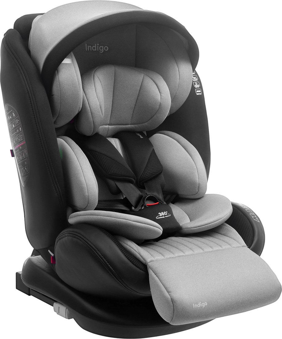 

Детское автокресло Indigo Max-X ST-3 (серый)