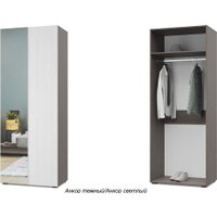 Шкаф распашной Modern Челси Ч21 (анкор темный/анкор светлый)