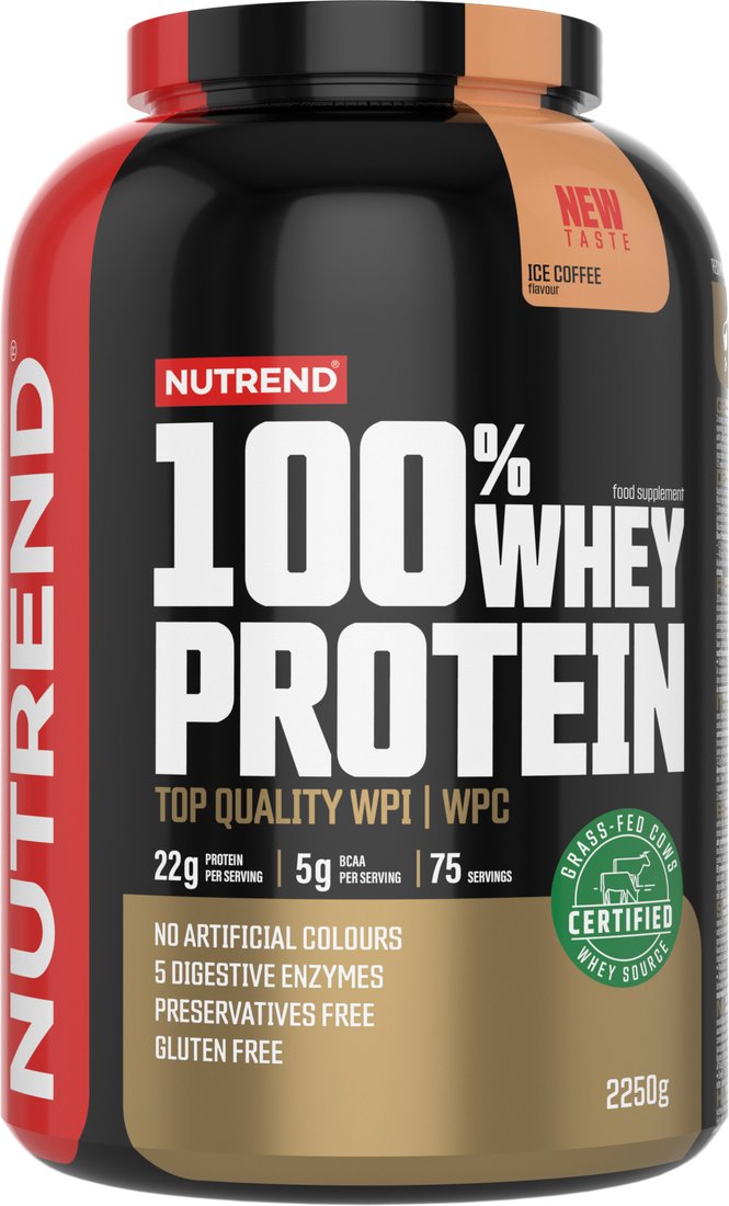

Протеин сывороточный (изолят) Nutrend 100% Whey Protein (2250г, холодный кофе)