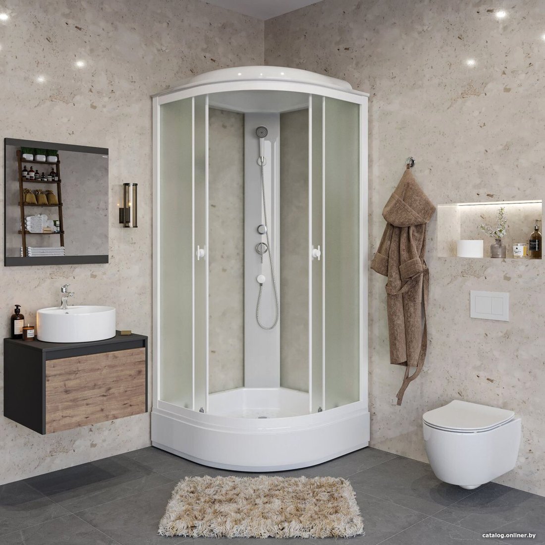 Душевая кабина Niagara Promo P80/26/MT 80x80x215