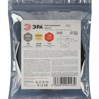 Светодиодная лента ЭРА LS2835 -14,4-180-12-3000K-IP20-1 year-5m теплый белый Б0059903