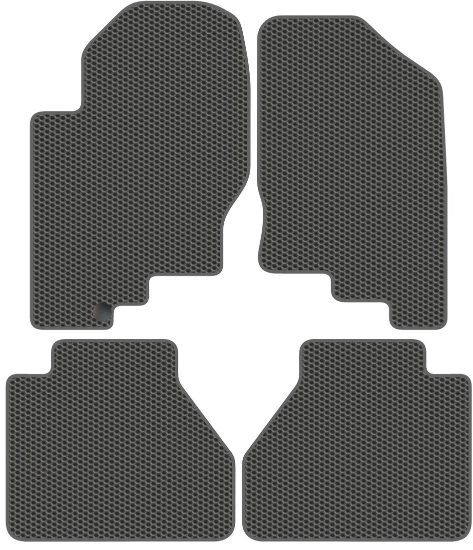 

Комплект ковриков для авто Alicosta Nissan Navara c бардачком II (пикап / D40) 2004 - 2010 (серый)