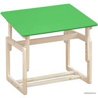 Детский стол Элегия Детский регулируемый (зеленый/лак)