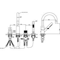 Смеситель Boheme Uno 460-SGM (графит глянец)