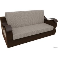 Диван Лига диванов Меркурий 120 106340 (корфу/микровельвет, корфу 02/коричневый)