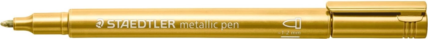 

Маркер перманентный Staedtler Мetallic 8323-11 (золото)