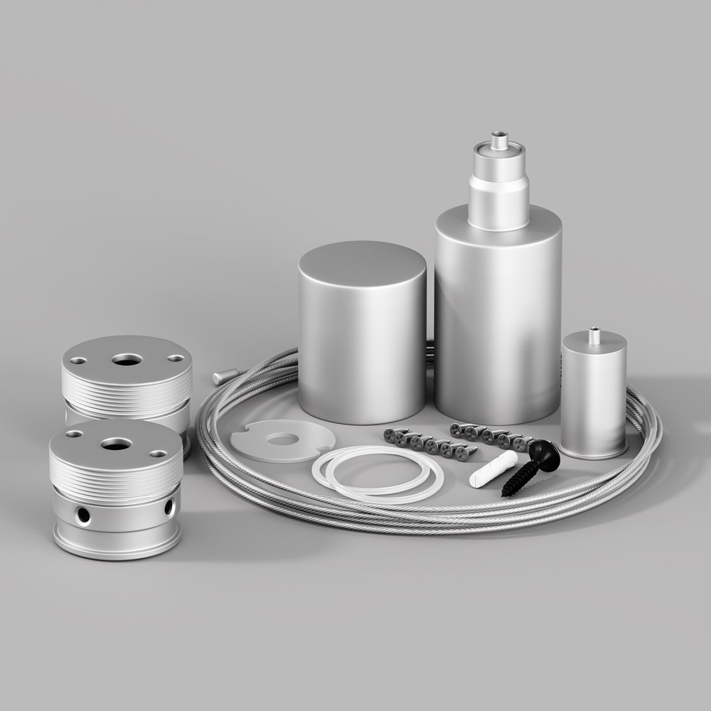 

Подвес для неона Maytoni Nemo D25 серебро 20308