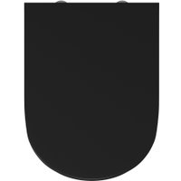 Унитаз подвесной D&K Venice DT1026025 (черный, сиденье микролифт)