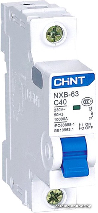 Выключатель автоматический Chint NXB-63 1P 3A 6кА C 814010