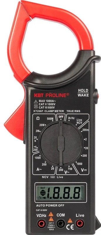 Токовые клещи КВТ PROLINE KT 266F 79133
