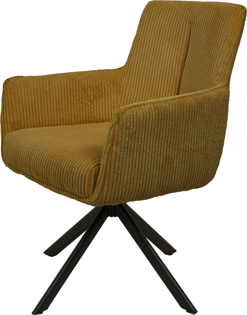 

Стул с подлокотниками Lagoma Патрик (горчичный)