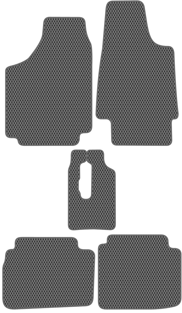 

Комплект ковриков для авто Alicosta Лада Нива 21214 I (suv) 1997 - 2019 (серый, ромб)