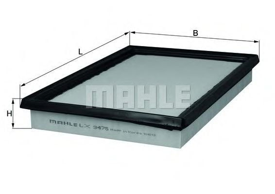 

Воздушный фильтр Mahle Knecht LX3475
