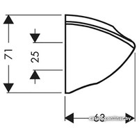 Держатель душевой лейки Hansgrohe Porter’C 27521000