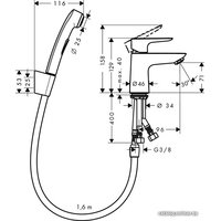 Смеситель Hansgrohe Talis E [71729000]