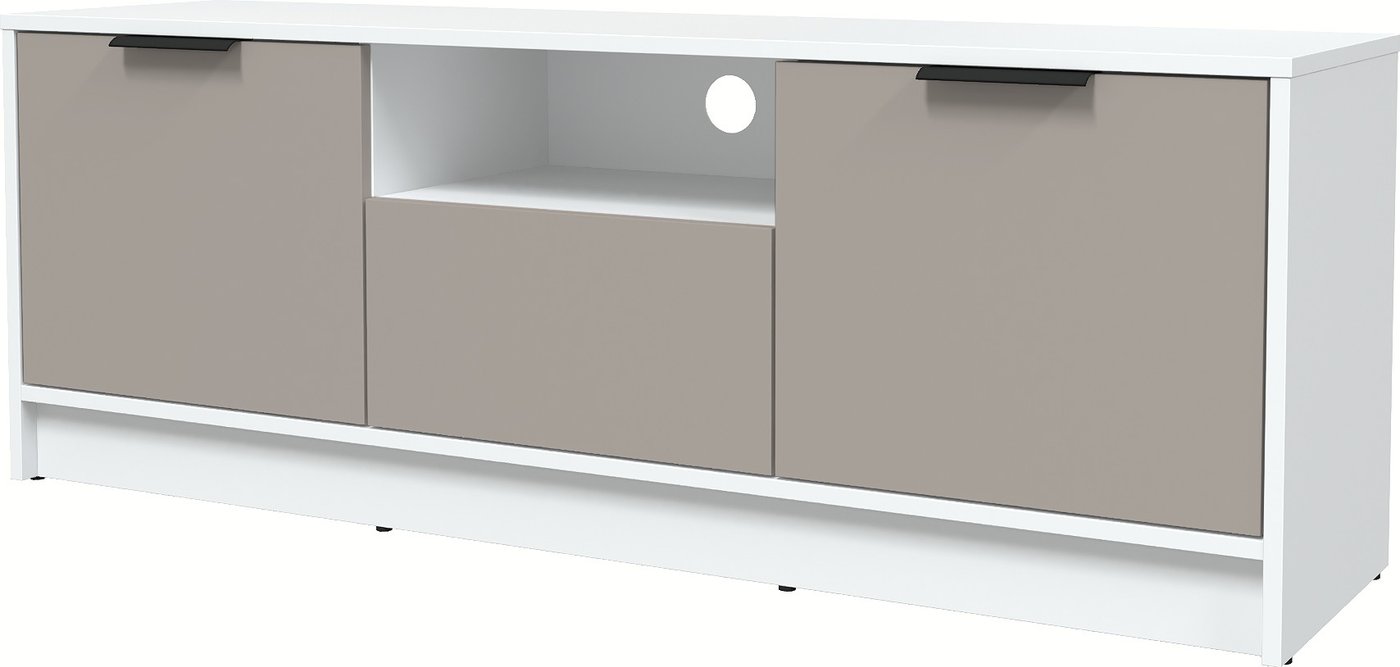 

Тумба Интерлиния ТВ Концепт КТ-ТВ3-50 Глосс (белый платинум/луна)