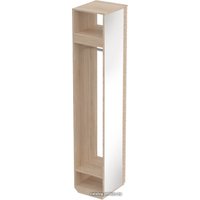 Вешалка для одежды Мебельград Элана с зеркалом (дуб сонома)