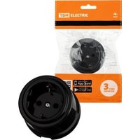 Розетка TDM Electric Виви SQ1820-1212 (черный)