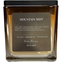 Ароматическая свеча SO.WARM Горный туман в стеклянном стакане Quadro 260 г в Лиде