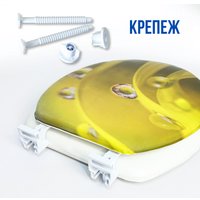 Сиденье для унитаза Еврокомфорт Океан В-31 103-311-01В31 (мягкое)