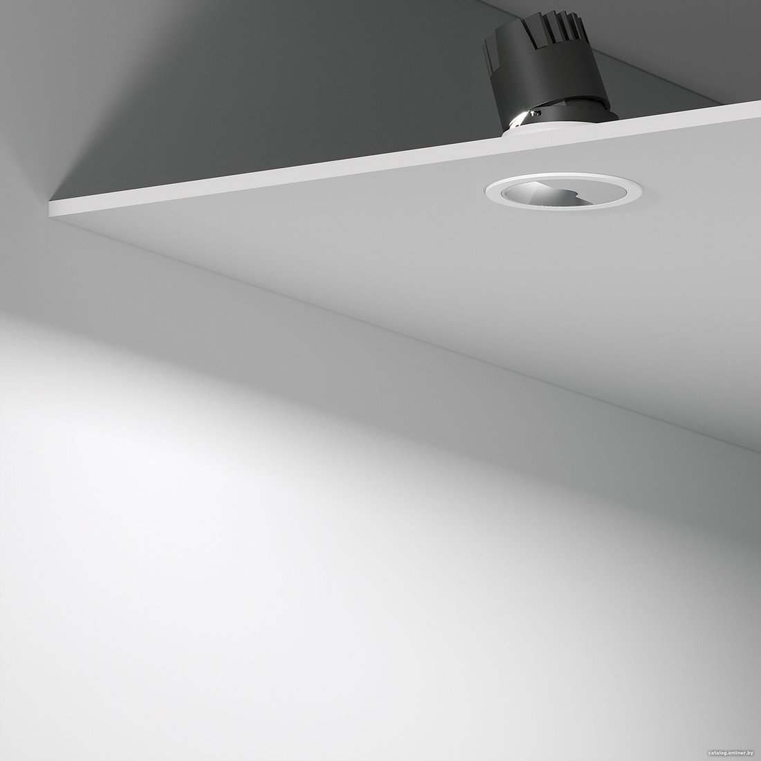 Точечный светильник Elektrostandard 25090/LED 4000K (белый/хром)