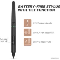 Графический планшет Parblo Ninos S (розовый)