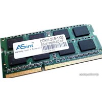 Оперативная память ASint 2GB DDR3-1333 SO-DIMM PC3-10600