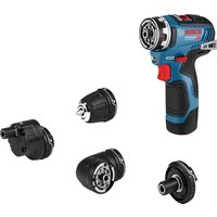 Дрель-шуруповерт Bosch GSR 12V-35 FC Professional 06019H3008 (с 2-мя АКБ, набор сменных патронов, кейс)
