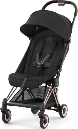 

Коляска прогулочная «книга» Cybex Coya (sepia black/rosegold frame)