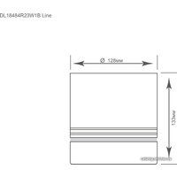 Точечный светильник Donolux Barell DL18484R23W1B Line