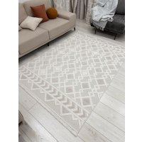 Ковер для детской Radjab Carpet Поло Прямоугольник EN 256 12456RK (0.8x1.5, Cream Beige)