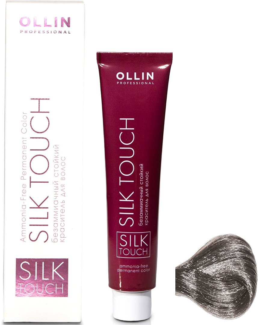 

Крем-краска для волос Ollin Professional Silk Touch 5/1 светлый шатен пепельный