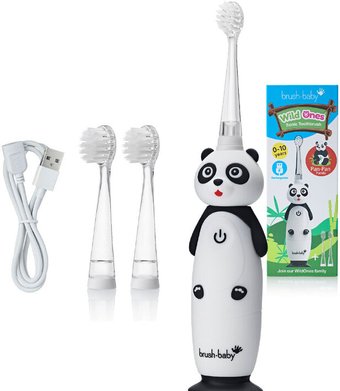 Электрическая зубная щетка Brush-Baby WildOnes Panda