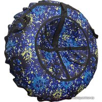 Тюбинг Emi Filini Design Lux 110 см (синие кляксы)